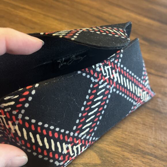 Vera Bradley Minsk Plaid 6” Hard Eyeglass Case Magnetic Snap Closure Bookish - Picture 3 of 7